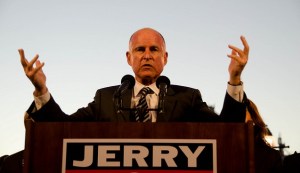 Jerry Brown Oakland rally