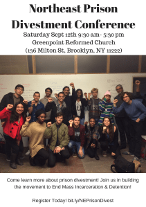 Northeast Prison Divestment Conference